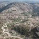 The treeless hills in the Massif De La Hotte, Haiti.